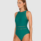 Rococco High Neck One Piece Swimsuit