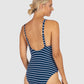 All Aboard D-E Cup Wrap One Piece Swimsuit