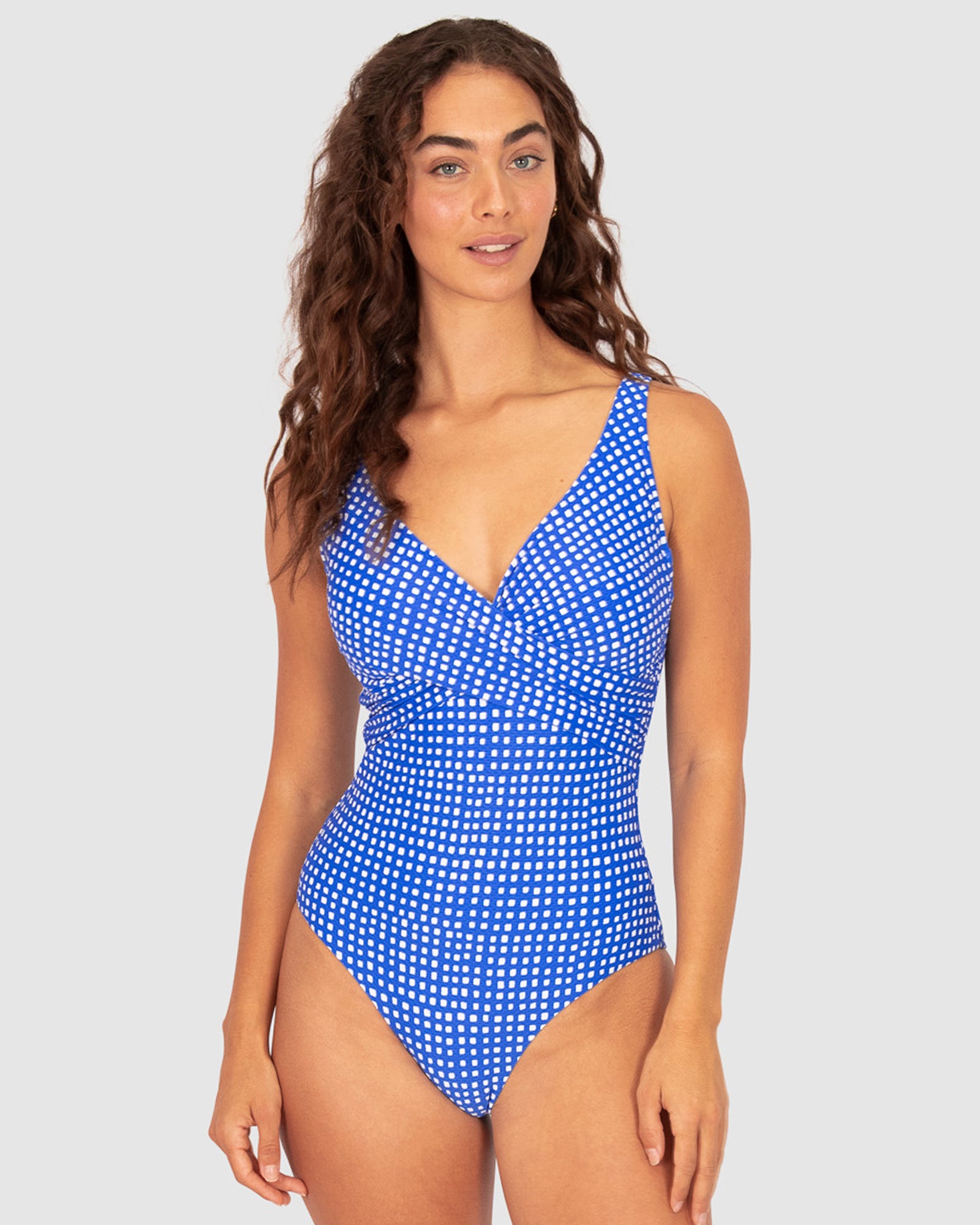 Picnic Point D-E Cup Wrap One Piece Swimsuit