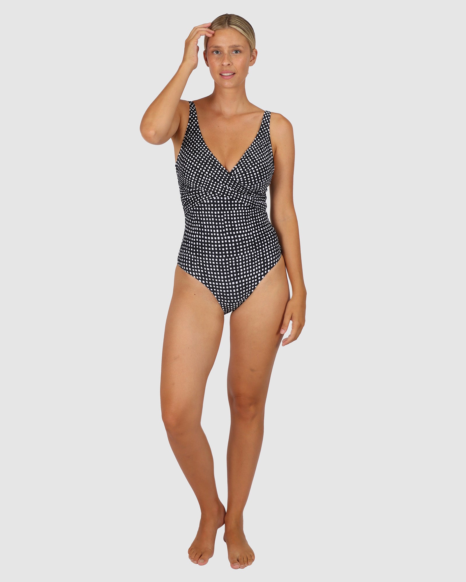 Picnic Point D-E Cup Wrap One Piece Swimsuit