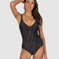 EVERGLADES D/E CUP RING FRONT ONE PIECE SWIMSUIT
