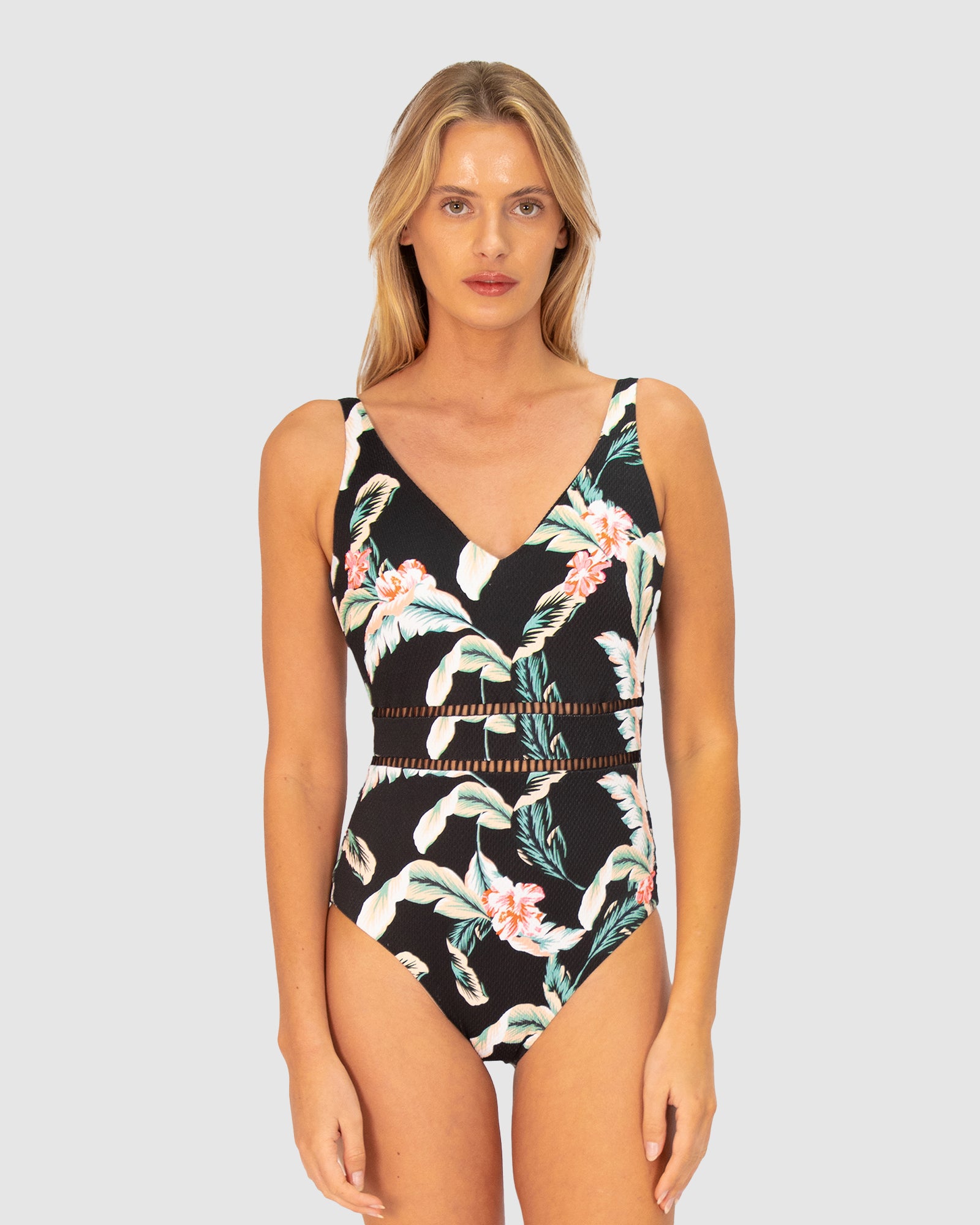 Jamaica D-E Cup Low Back One Piece Swimsuit