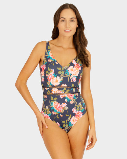 Paradiso D-E Cup Low Back One Piece Swimsuit