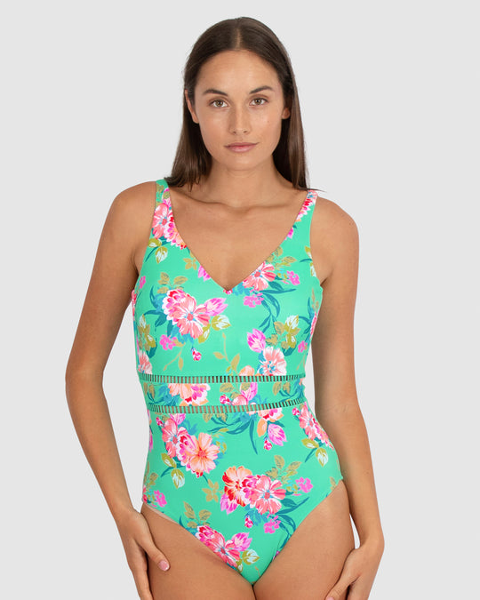Paradiso D-E Cup Low Back One Piece Swimsuit