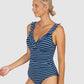 All Aboard E-F Cup Frill One Piece Swimsuit