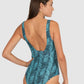 TIDAL WAVE LONGLINE RING FRONT SWIMSUIT