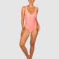 Rococco V Neck One Piece Swimsuit