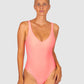 Rococco V Neck One Piece Swimsuit