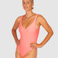 Rococco V Neck One Piece Swimsuit