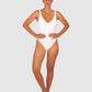 Rococco V Neck One Piece Swimsuit