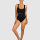 Rococco D-E Cup Square Neck One Piece Swimsuit