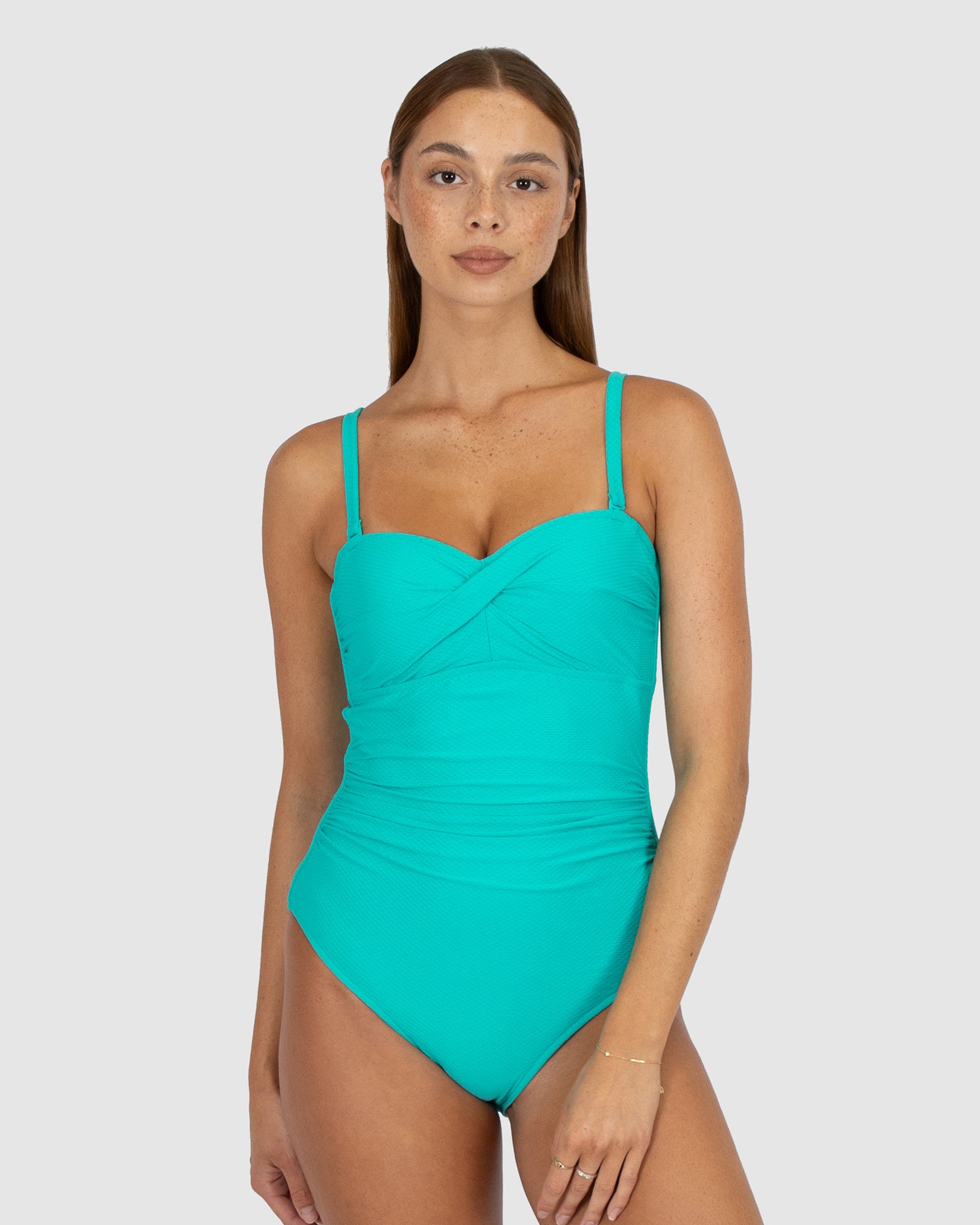 Rococco Twist Bandeau One Piece Swimsuit