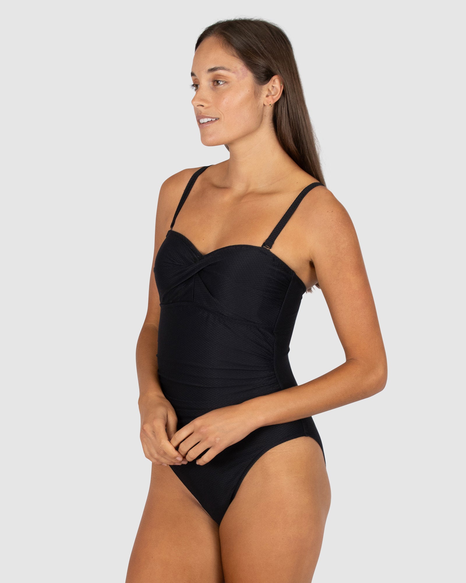 Rococco Twist Bandeau One Piece Swimsuit