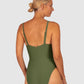 Rococco D-DD Cup Surplice One Piece Swimsuit