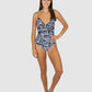 Santa Cruz V Neck One Piece Swimsuit