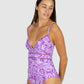 Santa Cruz V Neck One Piece Swimsuit