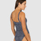 Picnic Point Square Neck One Piece Swimsuit