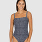 Picnic Point Square Neck One Piece Swimsuit