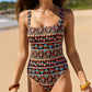 Morocco Square Neck One Piece Swimsuit