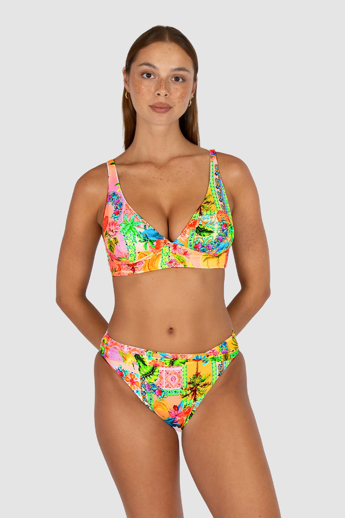 Sardinia C/D Cup Longline Bikini Bra Top