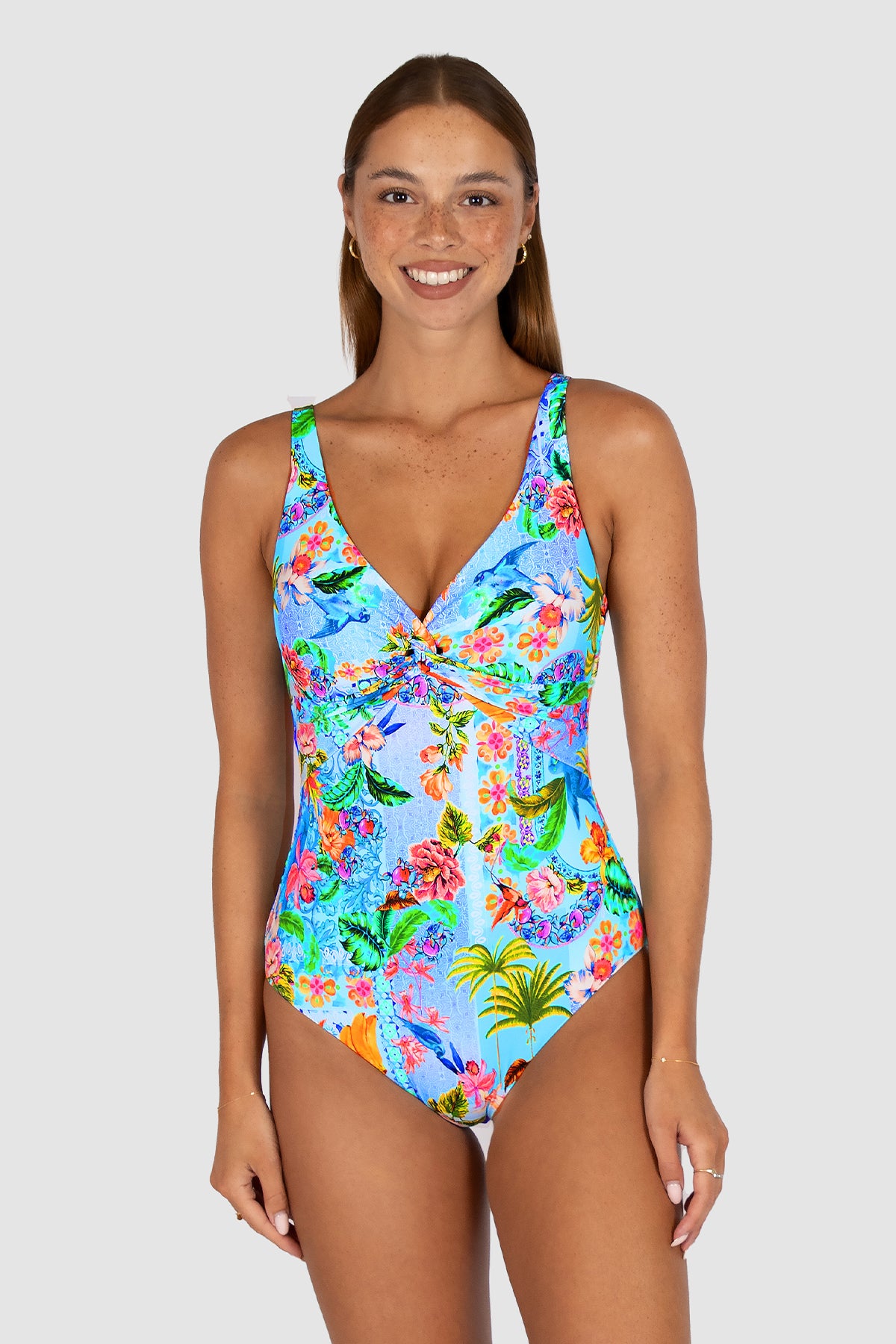 Sardinia C-DD Cup Twist Bralette One Piece Swimsuit