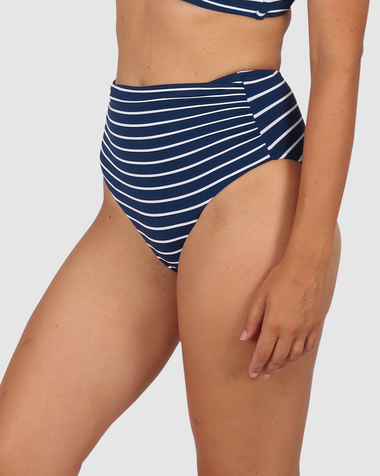 All Aboard High Waist Bikini Bottom