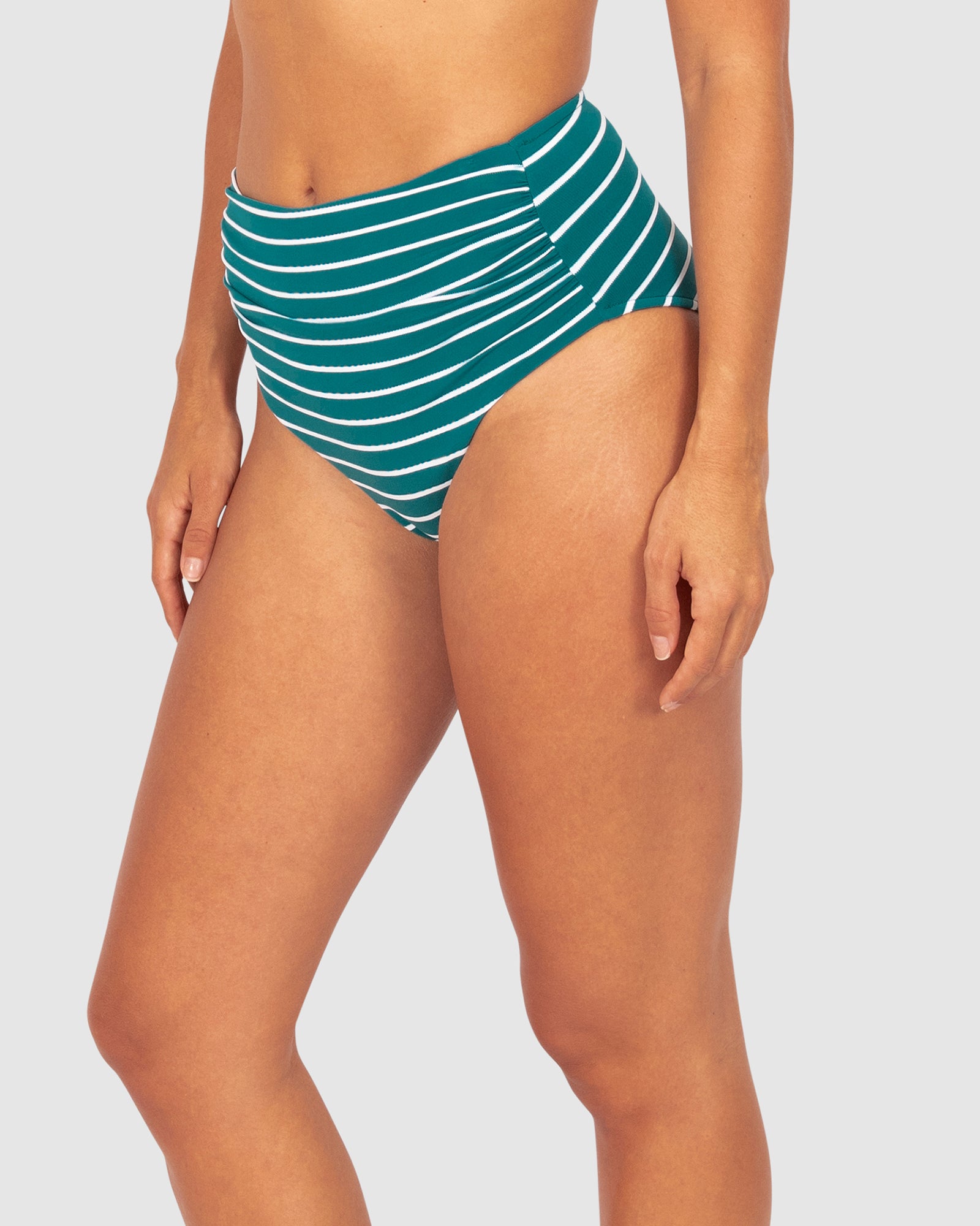 All Aboard High Waist Bikini Bottom