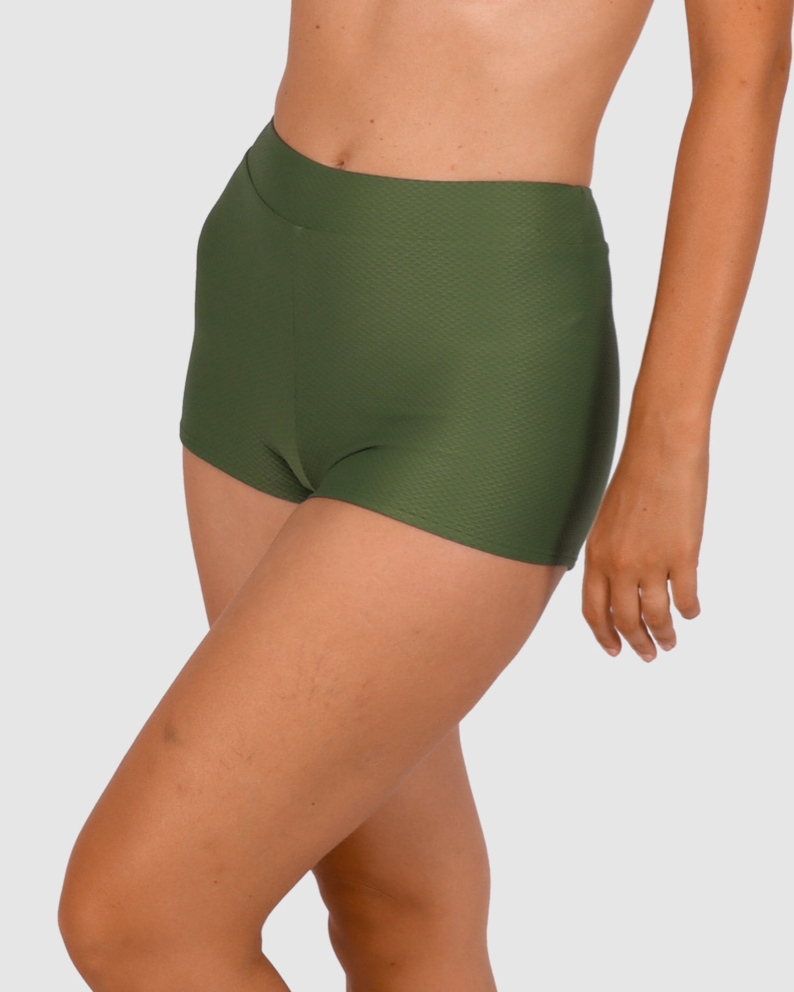 Rococco High Waist Boyleg Bikini Bottom