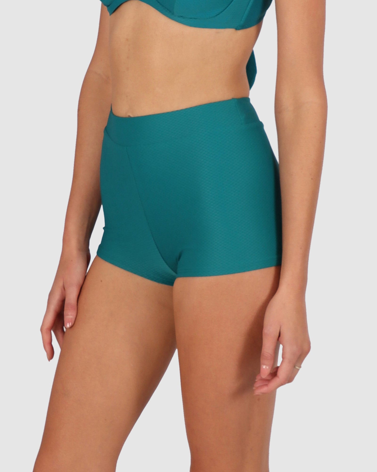 Rococco High Waist Boyleg Bikini Bottom