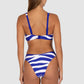 Zephyr Reef D/DD Cup Longline Bikini Bra Top