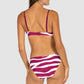 Zephyr Reef Ruched Underwire Bikini Bra Top