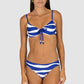 Zephyr Reef Ruched Underwire Bikini Bra Top
