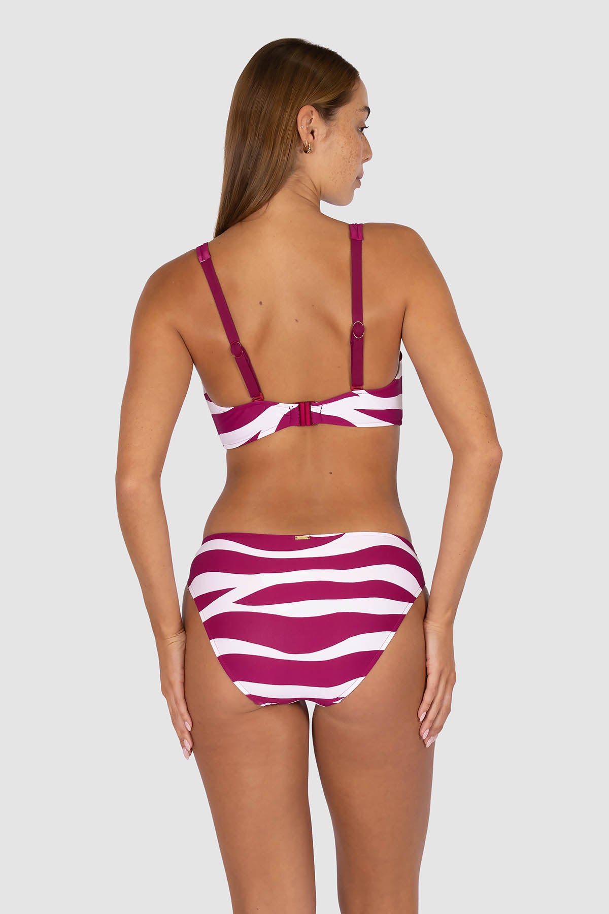 Zephyr Reef D/DD Cup Longline Bikini Bra Top