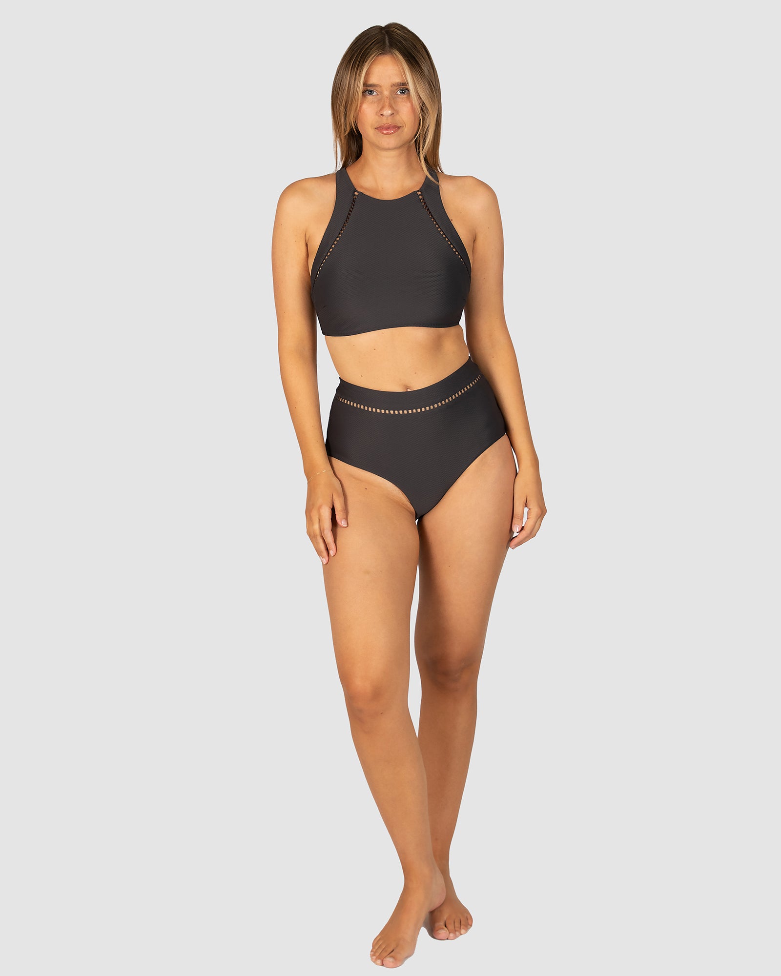 Rococco High Neck Bikini Bra Top