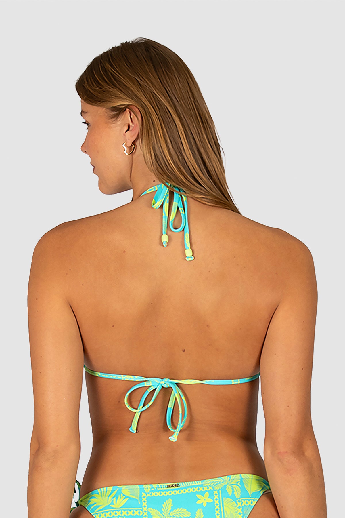 Cruz Del Mar Slide Triangle Bikini Bra Top