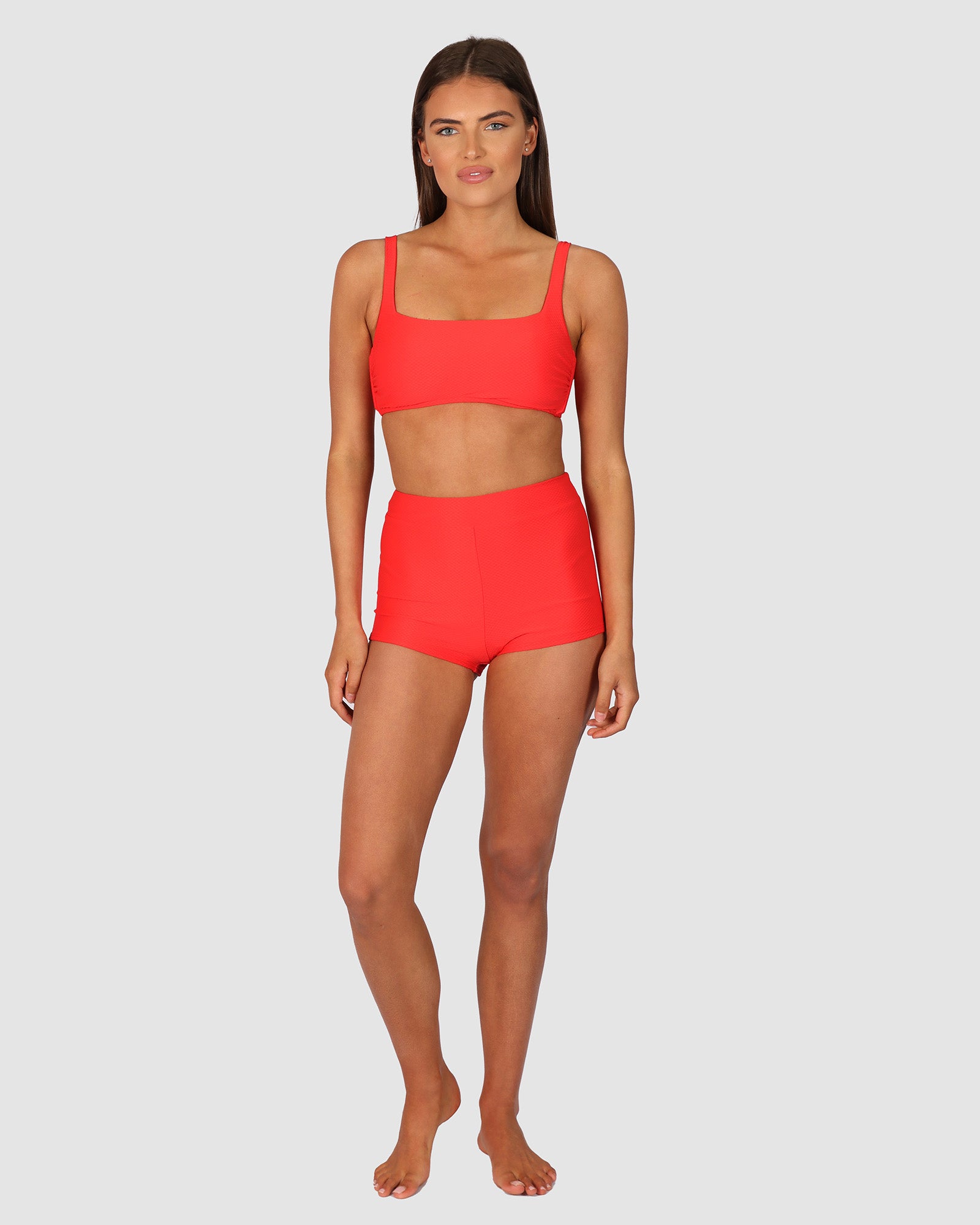 Rococco High Waist Boyleg Bikini Bottom