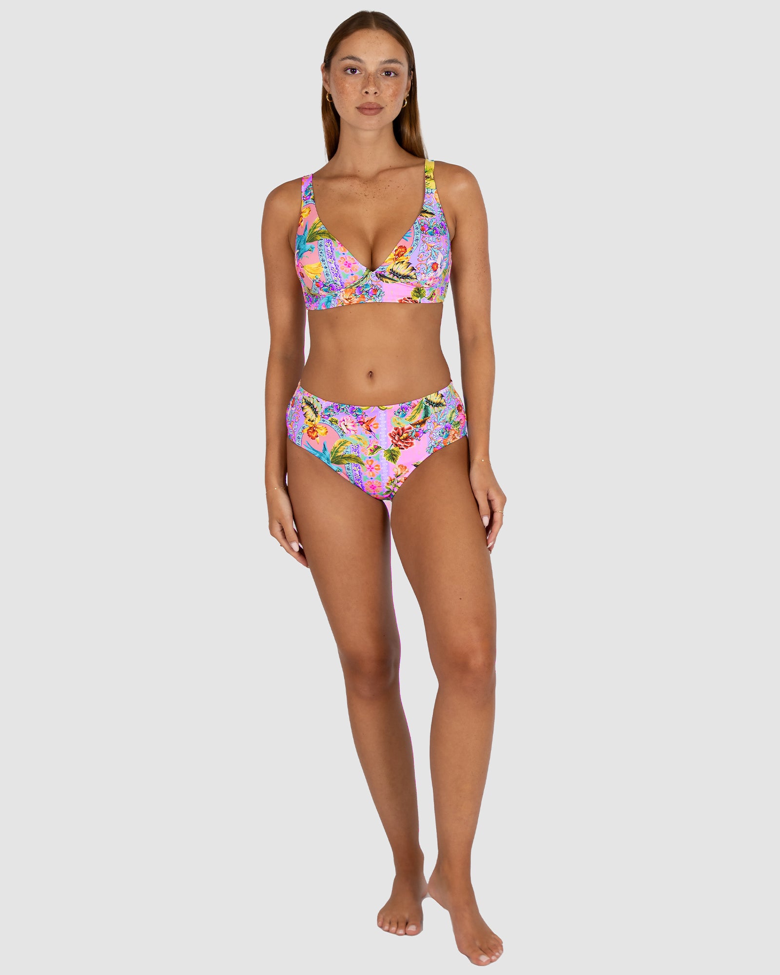Sardinia C/D Cup Longline Bikini Bra Top