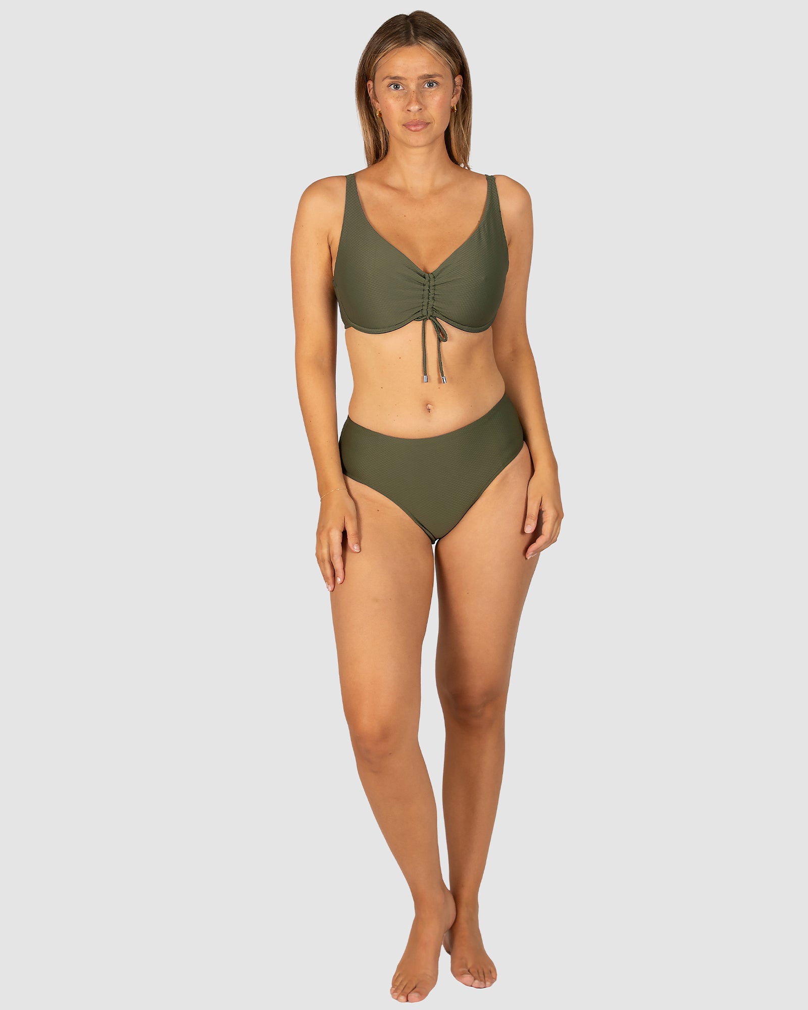 Rococco F Cup Triangle Bikini Bra Top