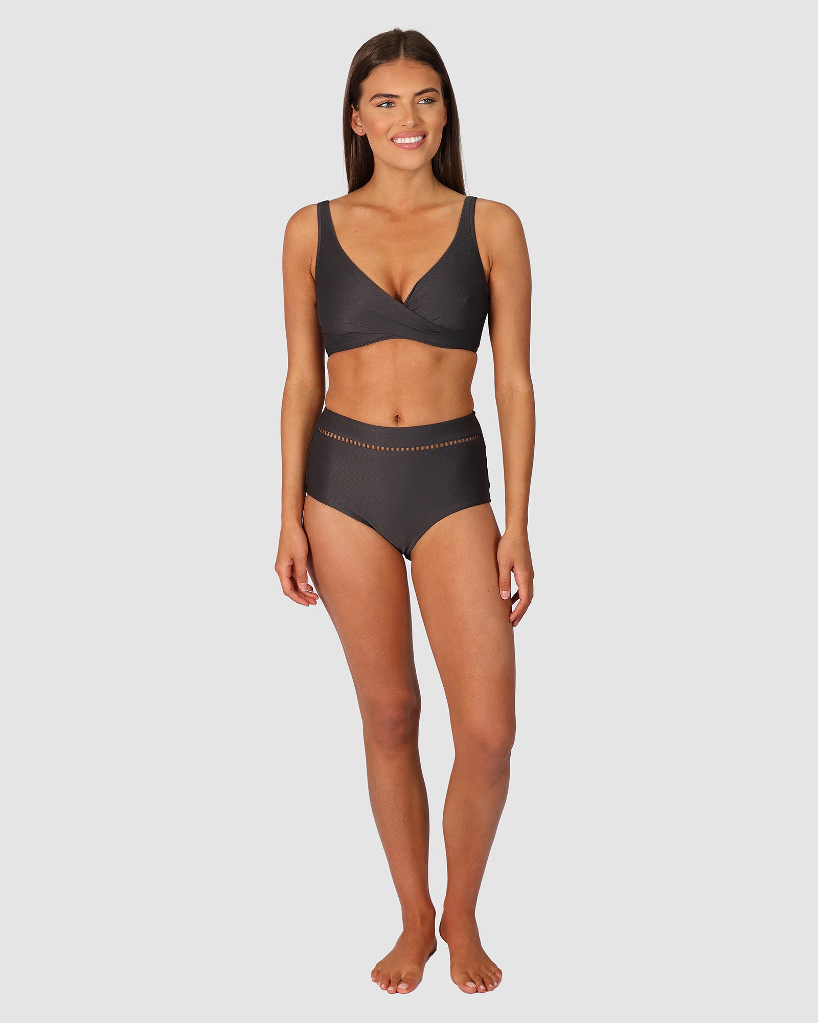 Rococco D/E Cup Wrap Bikini Bra Top