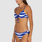 Zephyr Reef Ruched Underwire Bikini Bra Top