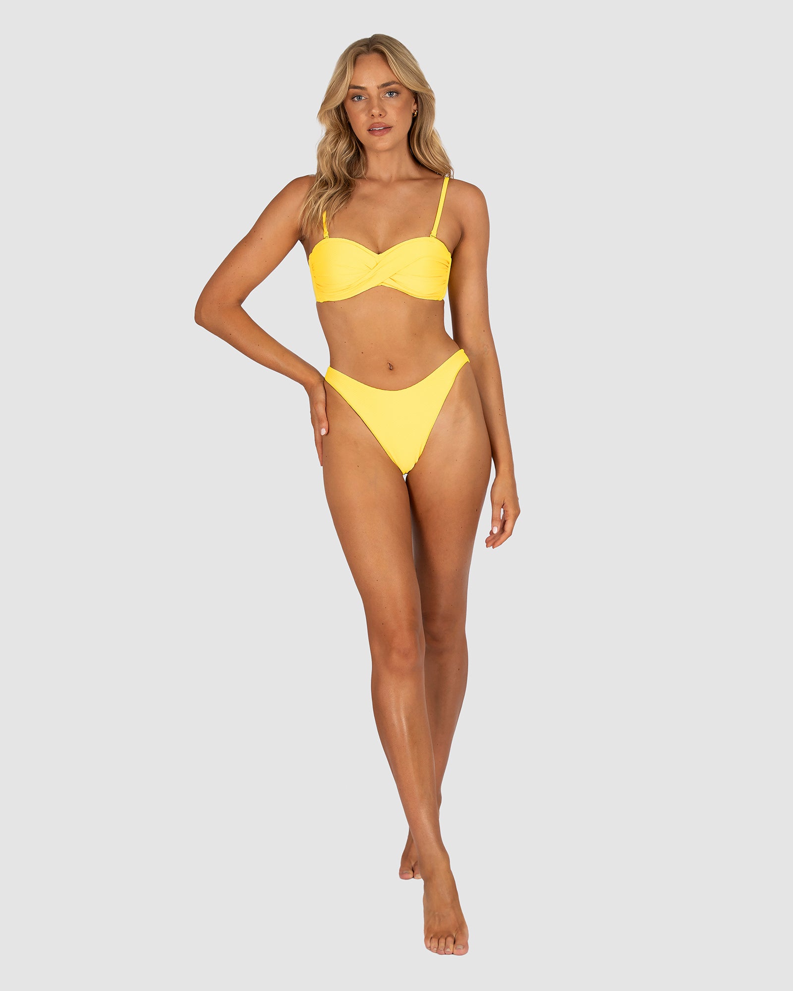 Rococco Twist Bandeau Bikini Bra Top