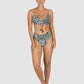Havana Ruched Side Mid Bikini Bottom