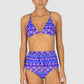 Morocco Longline Fixed Triangle Bikini Bra Top