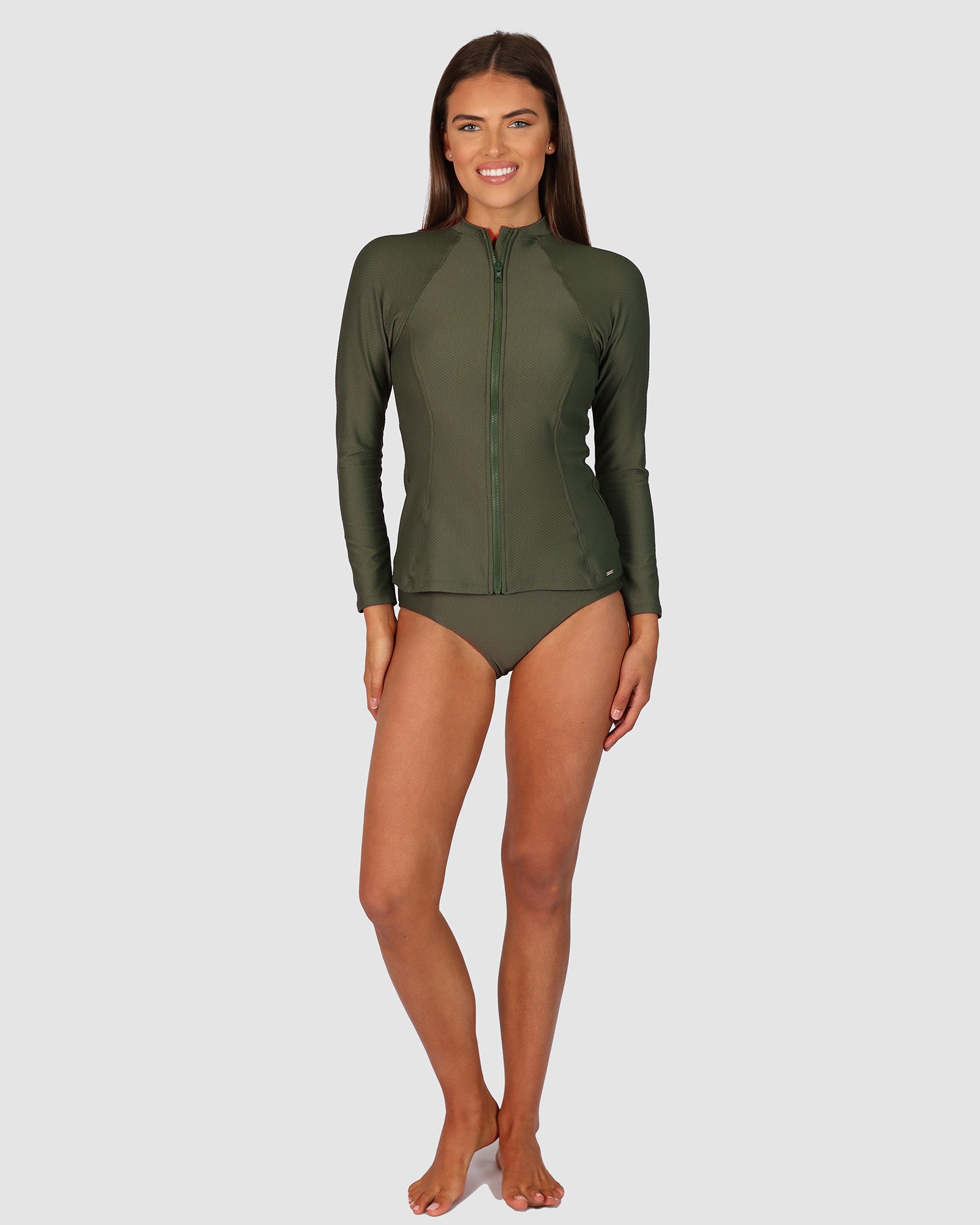 Rococco Long Sleeve Rash Vest Swimwear