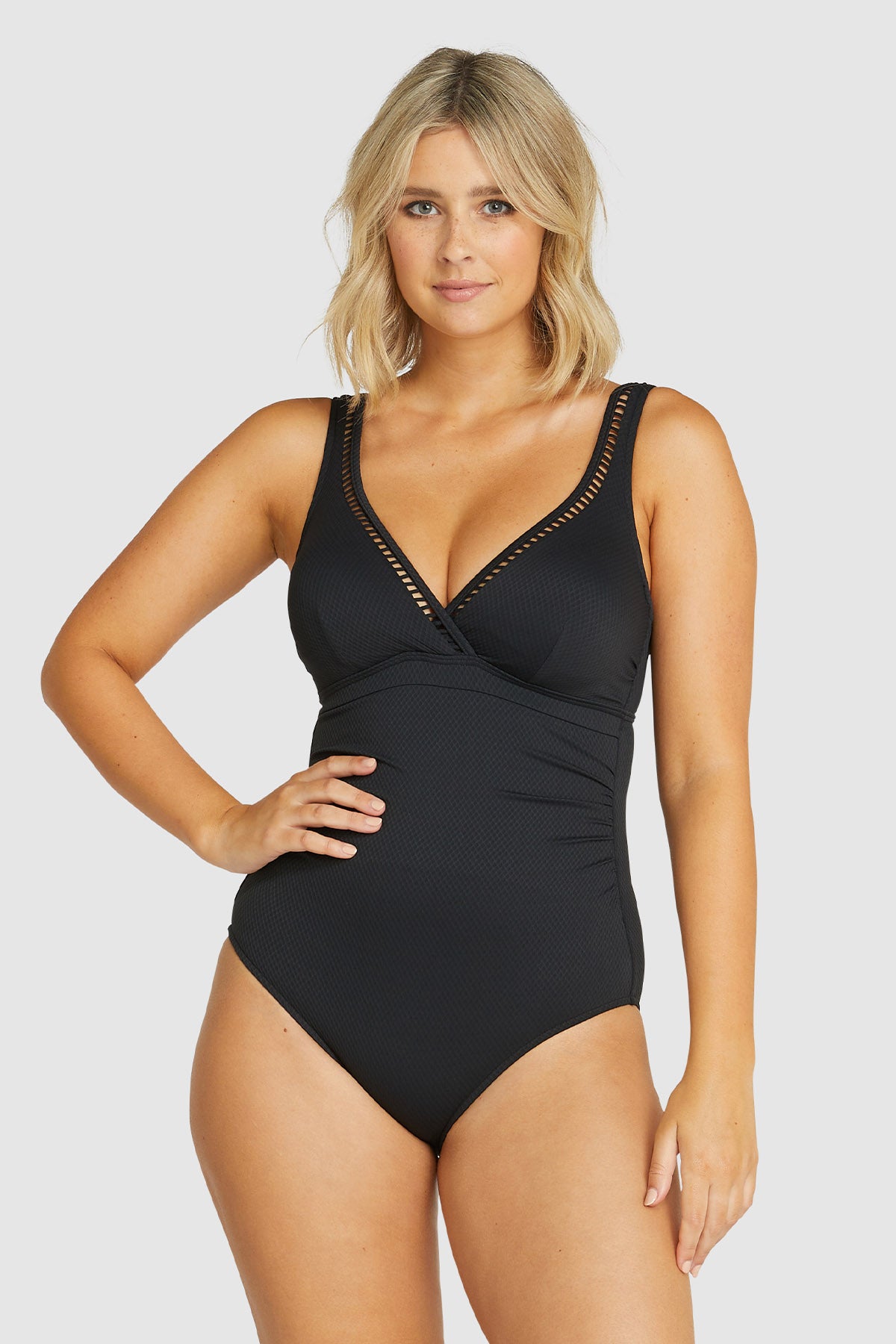 Rococco E/F Cup Ladder Lace One Piece Swimsuit