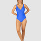 Parisian Summer D-E Cup Wrap One Piece Swimsuit