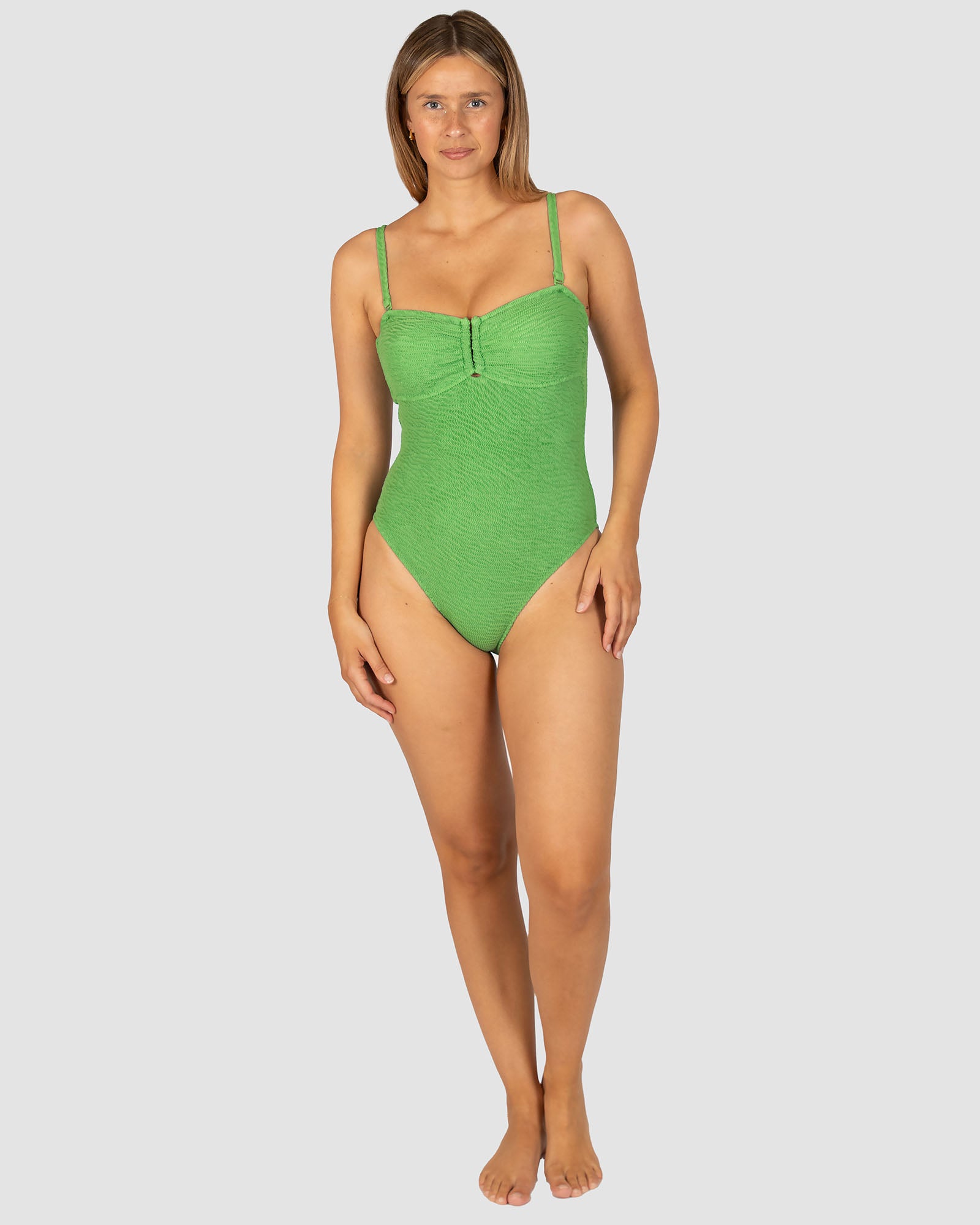 Ibiza D-DD Cup Underwire Bandeau One Piece Swimsuit