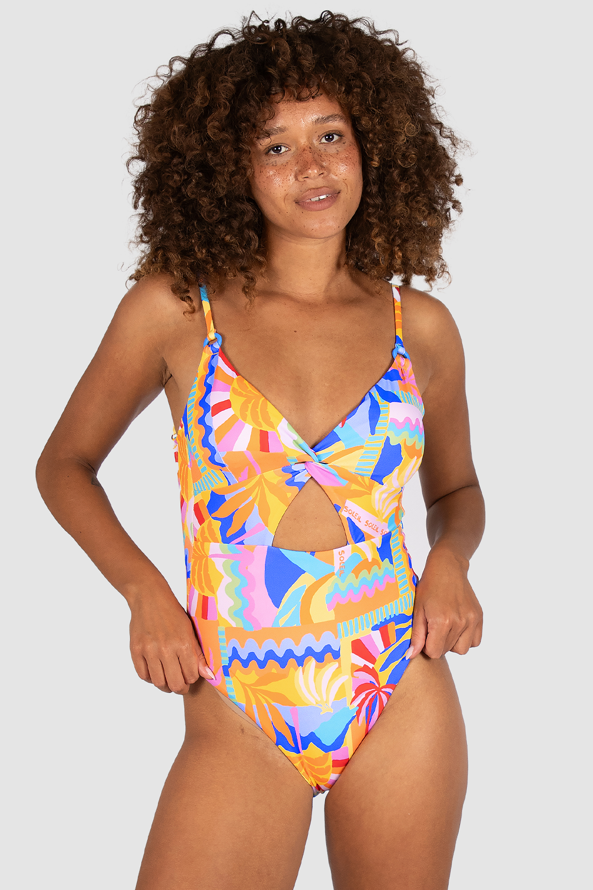 Grenada Cut Out One Piece Swimsuit