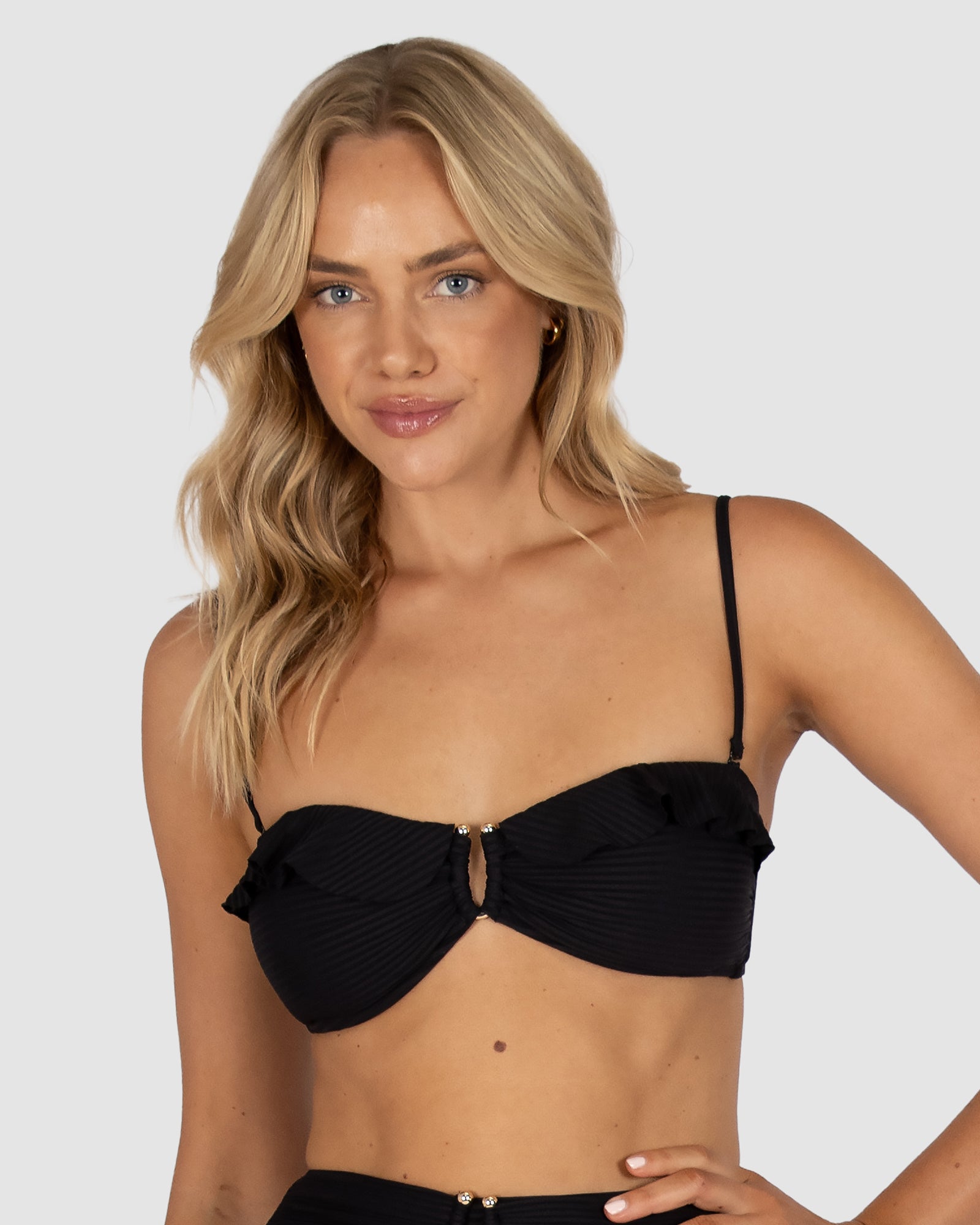 Positano Frill Bandeau Bikini Bra Top
