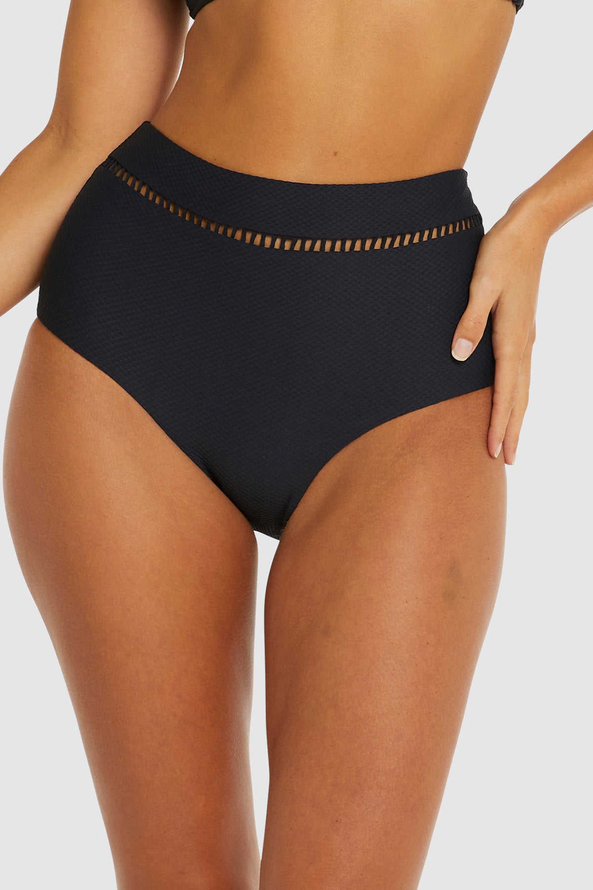 Rococco Lace High Waist Bikini Bottom